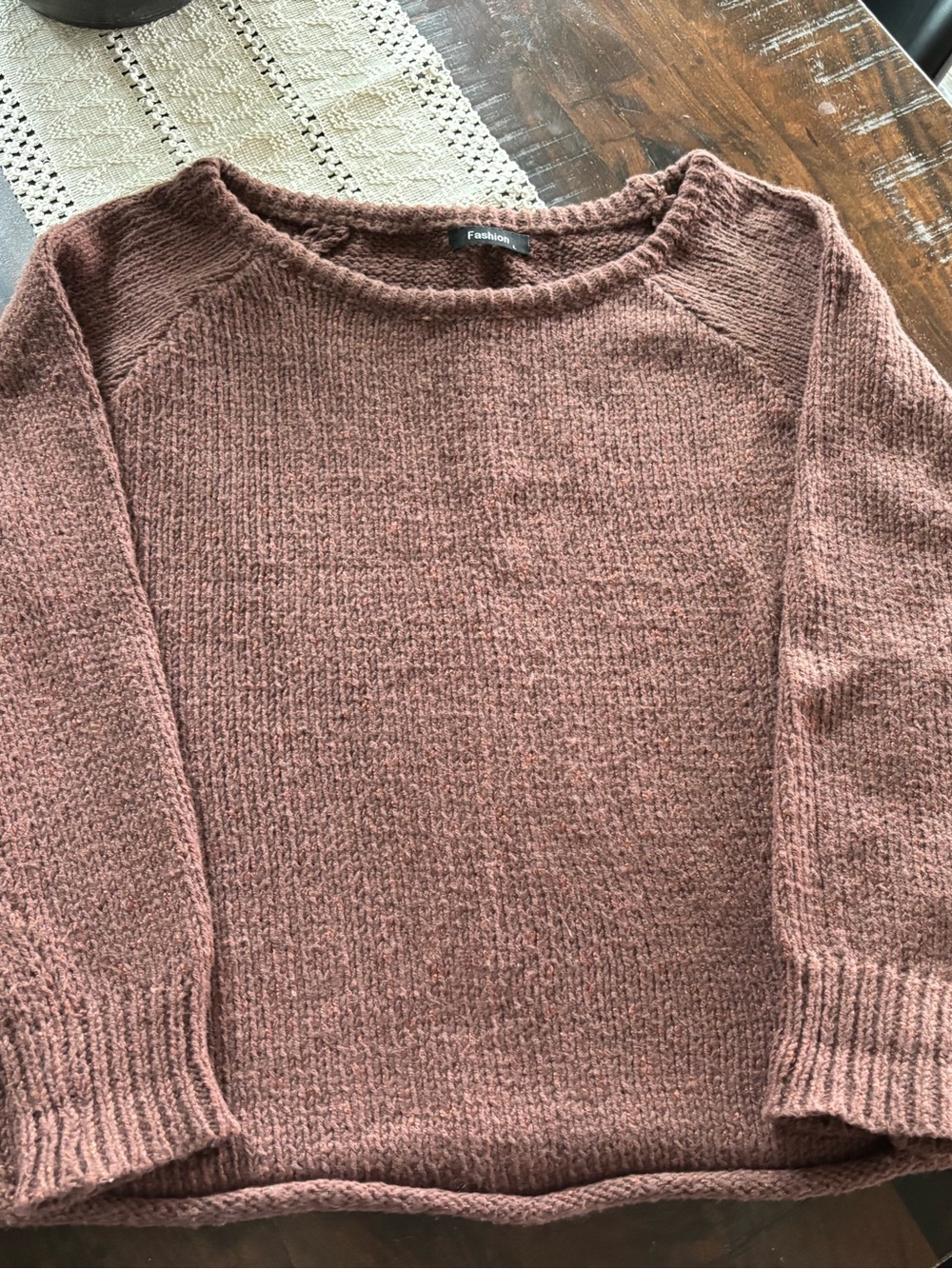 Brown Knit Sweater - Women